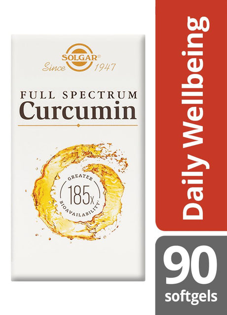 Solgar Full Spectrum Curcumin 185x - 90 Softgels