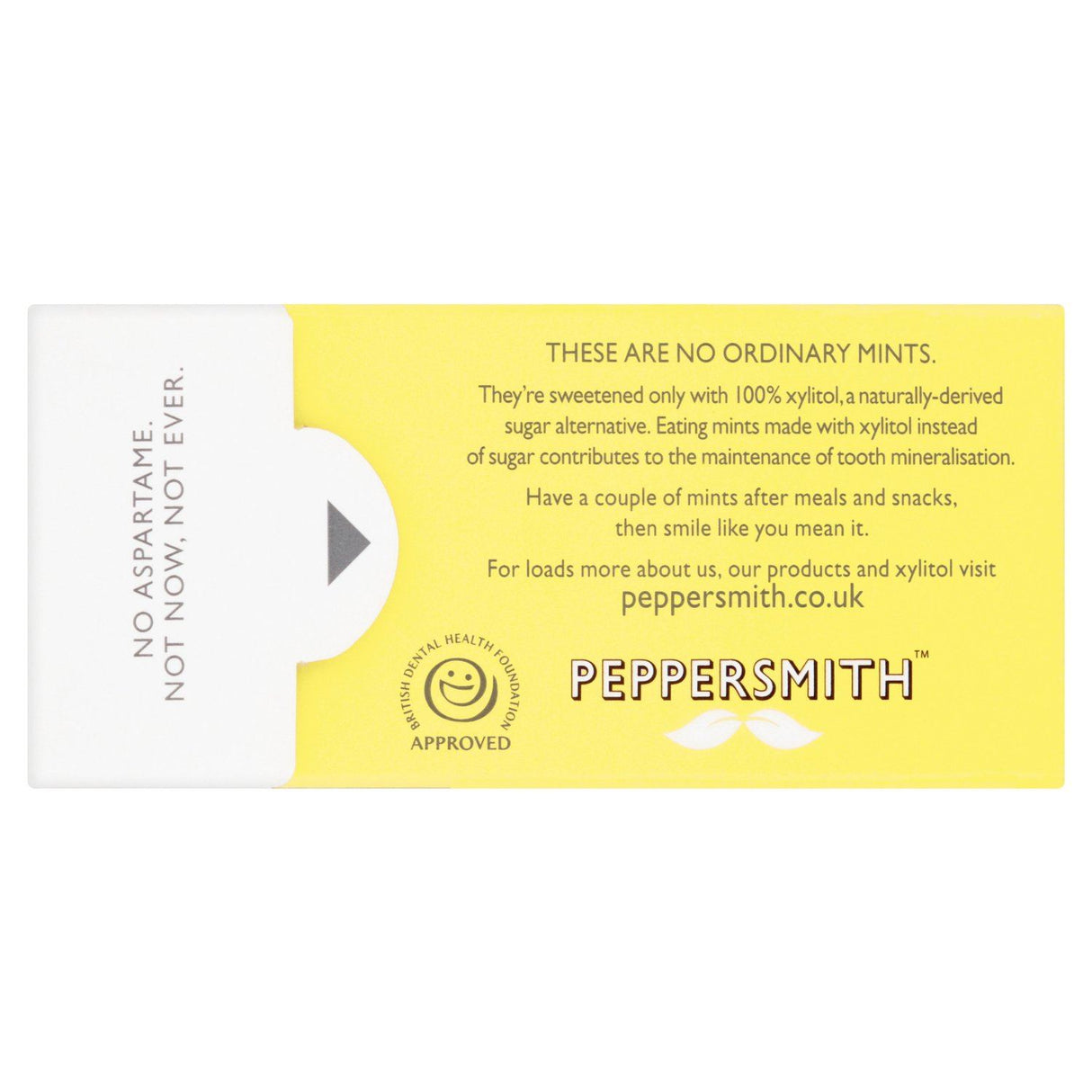 Peppersmith | Sicilian Lemon & Peppermint, (Pack of 12 = 300 Mints) | 100% Xylitol