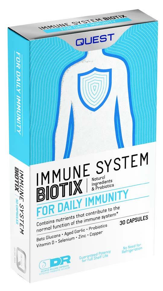 Quest Immune System Biotix - Probiotic - 30 Capsules