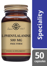 Solgar L-Phenylalanine 500 mg - 50 Vegicaps