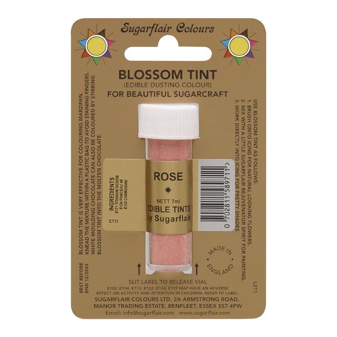 Sugarflair BLOSSOM TINT Edible Food Colour Powder - 7ml