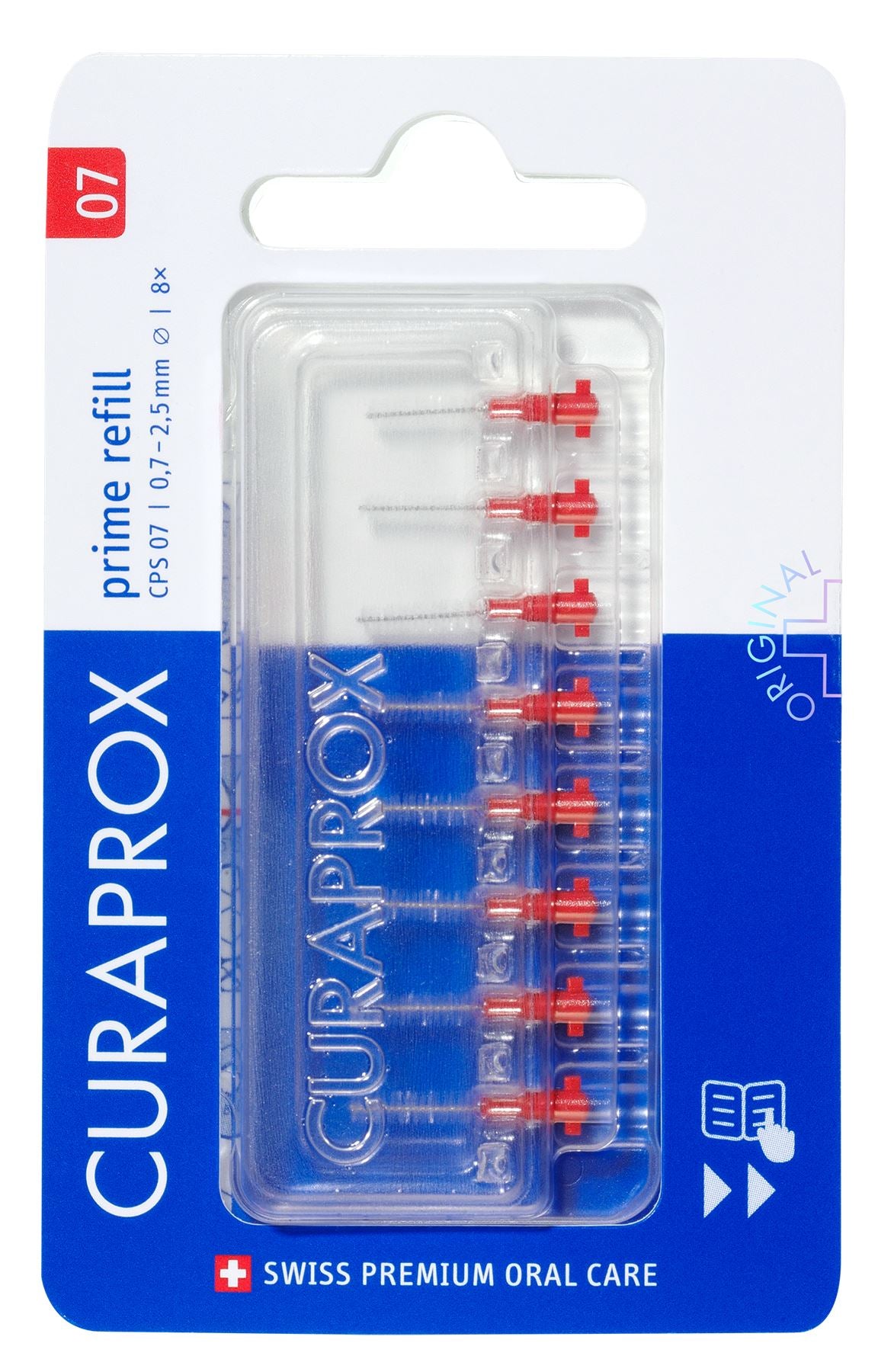 Curaprox Prime Refill Interdental Brushes, 8 Count - All Sizes