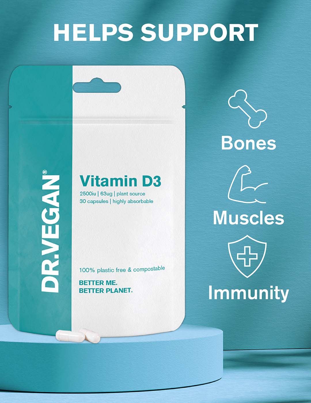 Dr. Vegan Vitamin D3 - 30 Capsules