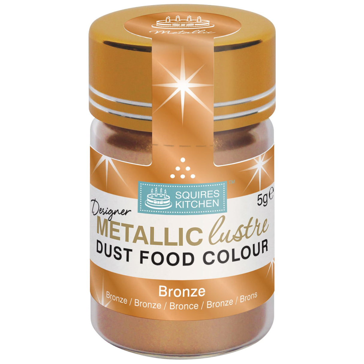 Squires Kitchen Designer Metallic Lustre Dust - All Shades