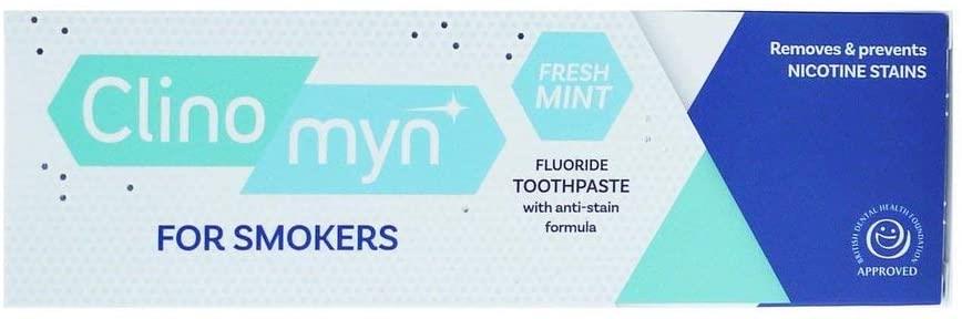 Clinomyn Toothpaste for Smokers Fresh Mint - 75ml