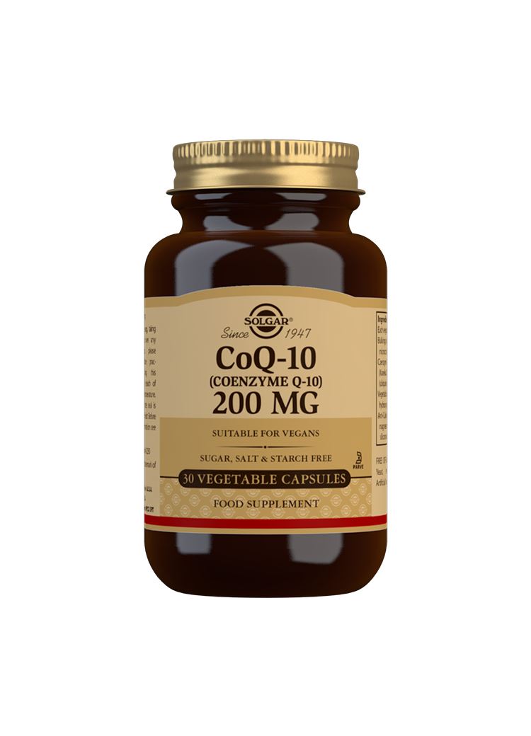 Solgar CoQ-10 (Coenzyme Q-10) 200 mg - 30 Vegicaps