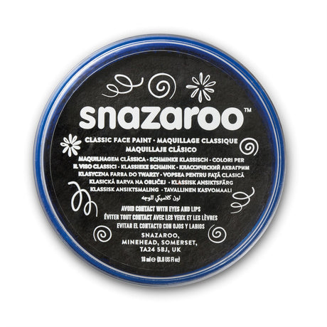 Snazaroo Face Paint & Body Make Up, Classic, Metallic & Sparkle Colours Fancy Dress 18ml