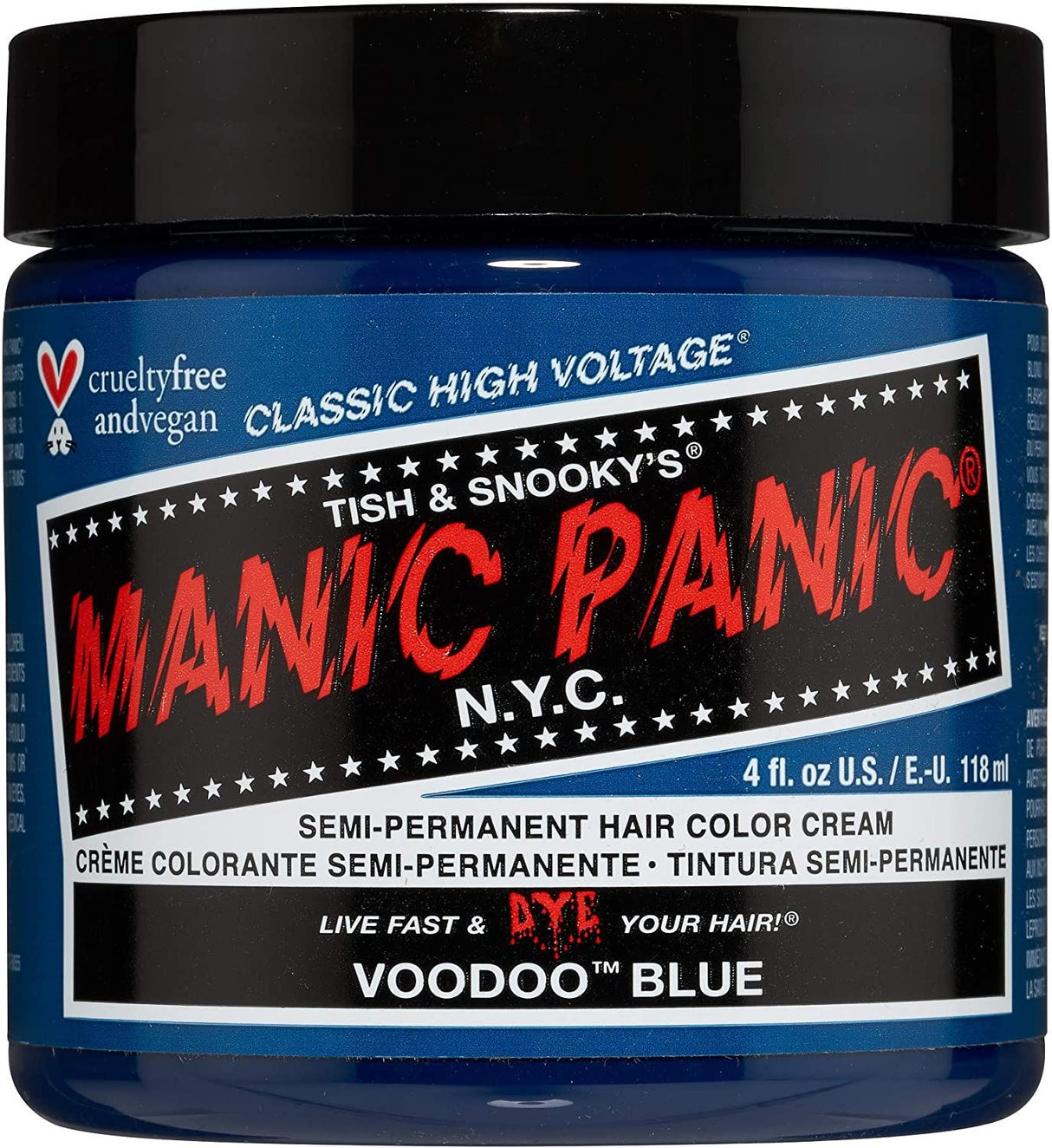 Manic Panic High Voltage Classic Semi Permanent Vegan Hair Dye Colour - 118ml/4 oz