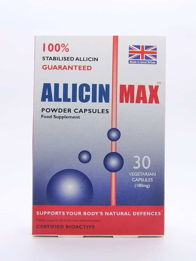 Allicin Max 100% Stabilised Allicin - 30 Veg Capsules