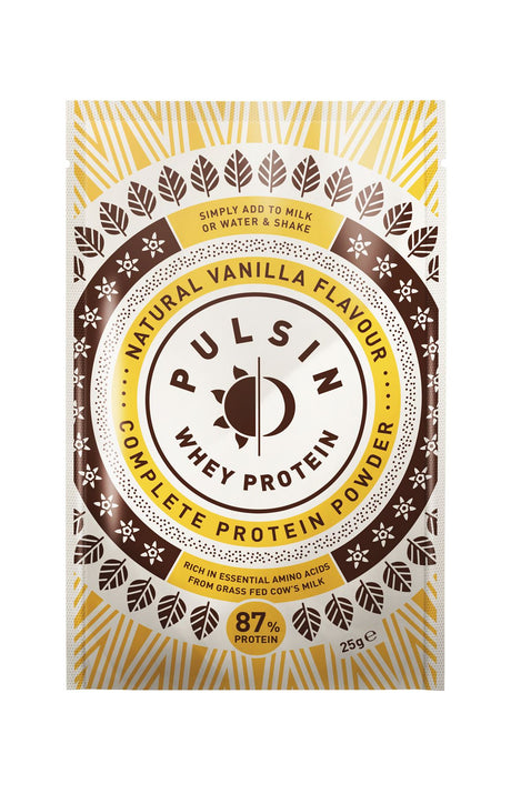 Pulsin Natural Vanilla Whey Protein Powder 25g - 250g