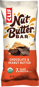 Clif Nut Butter Bar - All Flavours - 50g - Box of 12 x 50g