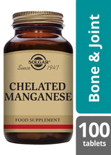 Solgar Chelated Manganese - 100 Tablets