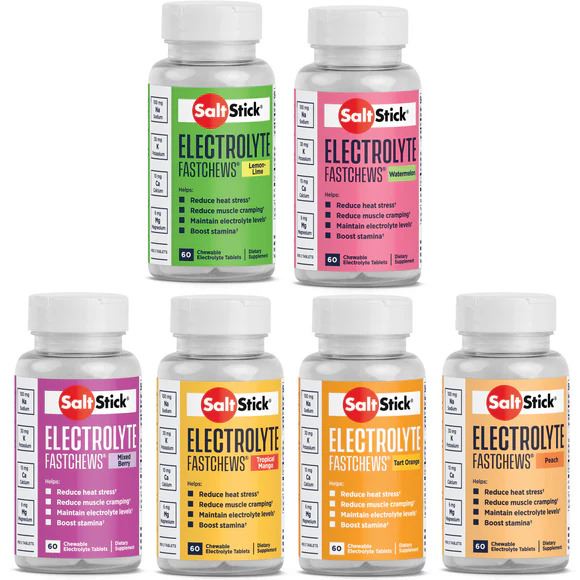 SaltStick Electrolyte FastChews - 60 Tablets - All Flavours