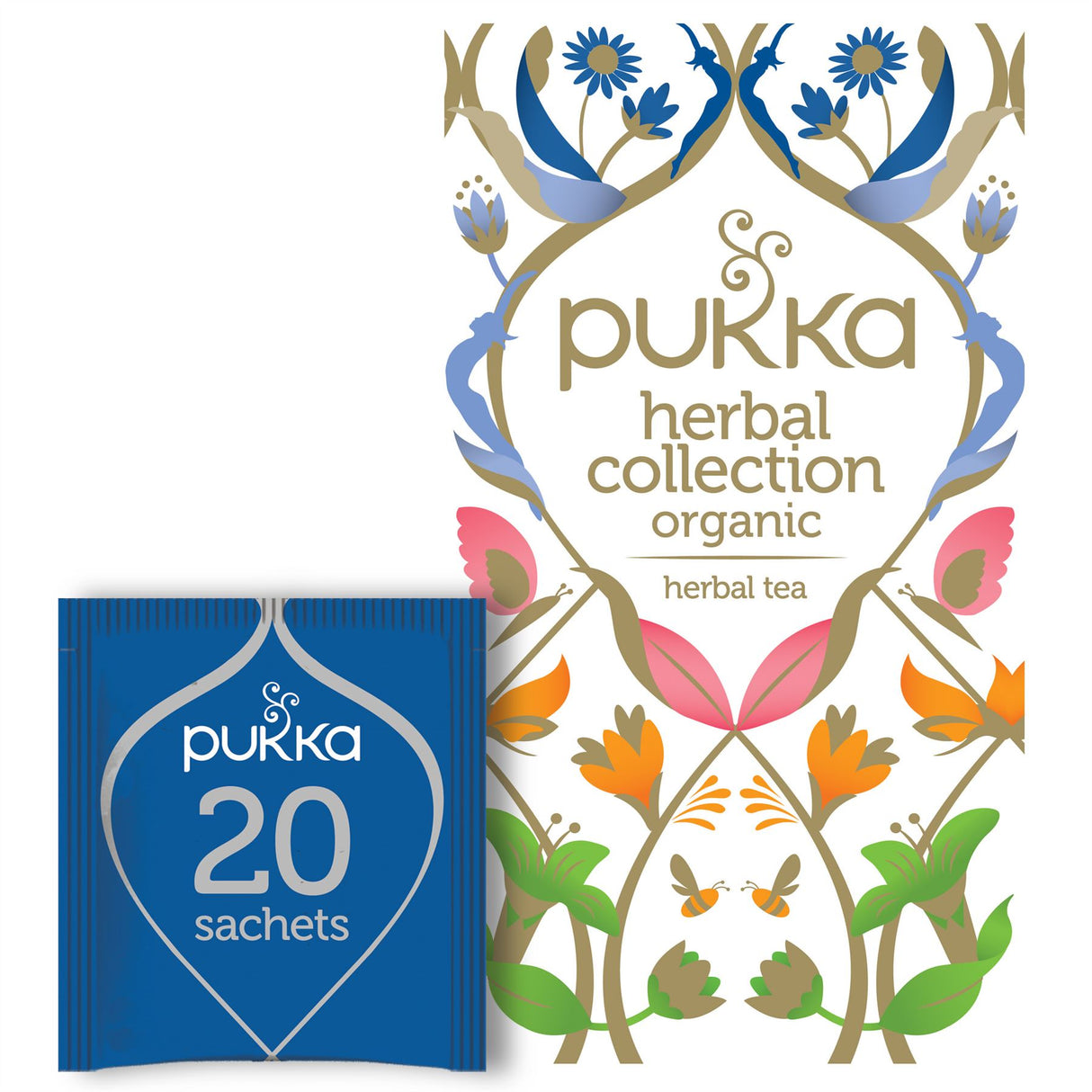 Pukka Herbal Organic Teas - Herbal Collection Pack - Pack of 4