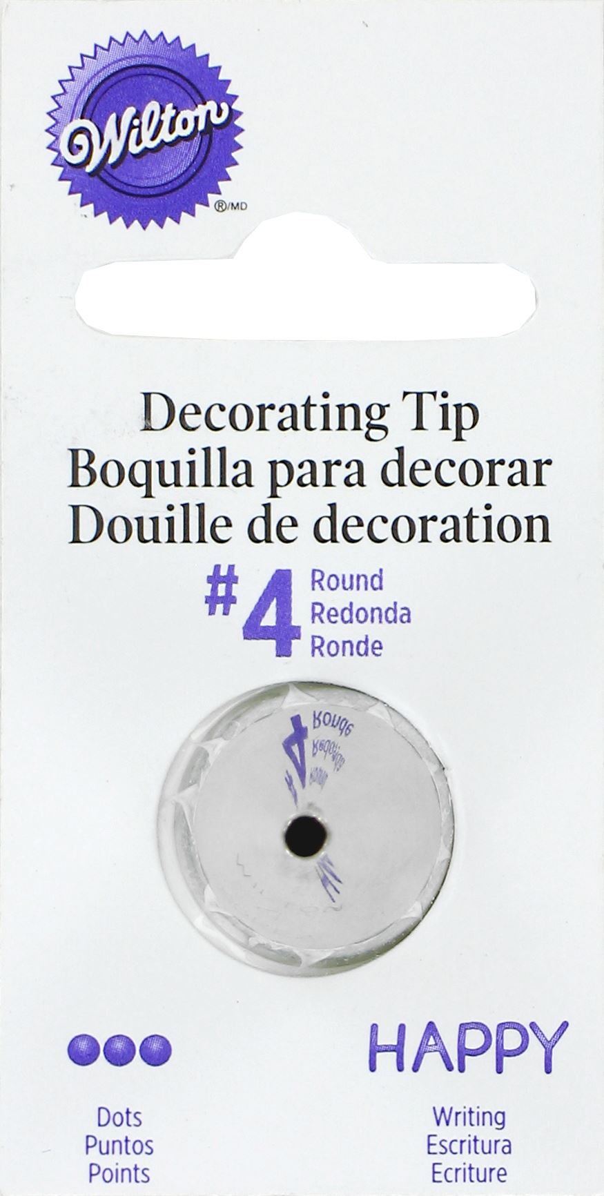 Wilton Round Cake Decorating Nozzle Icing Tips