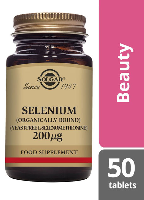 Solgar Selenium (Yeast-Free) 200 µg - 50 Tablets