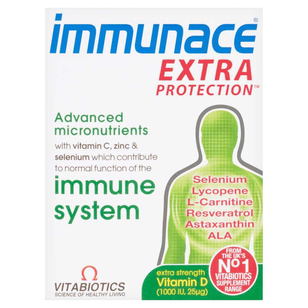 Vitabiotics Immunace Extra Protection - 30 Tablets