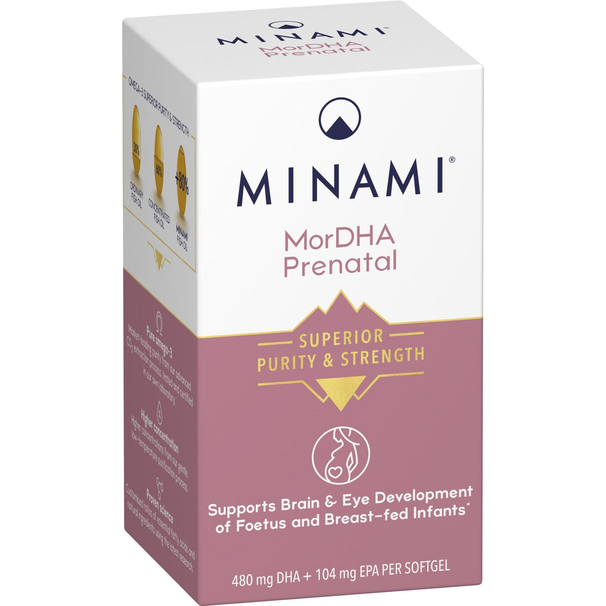 Minami MorDHA Prenatal Omega-3 Fish Oil - 60 Softgels