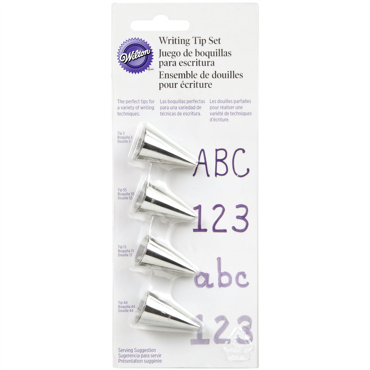 Wilton Decorating 4Pc Writing Tip Set