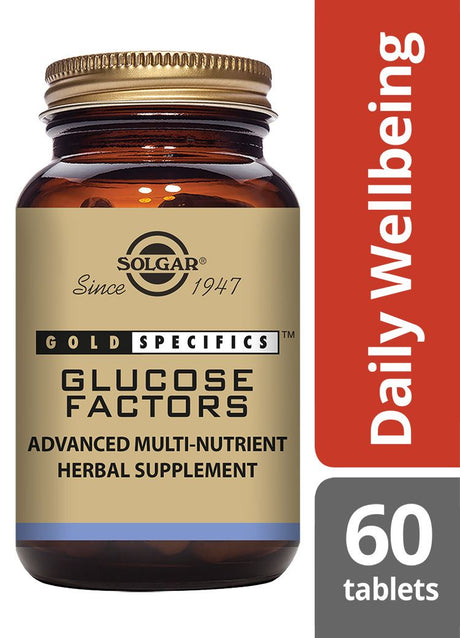 Solgar Gold Specifics Glucose Factors - 60 Tablets