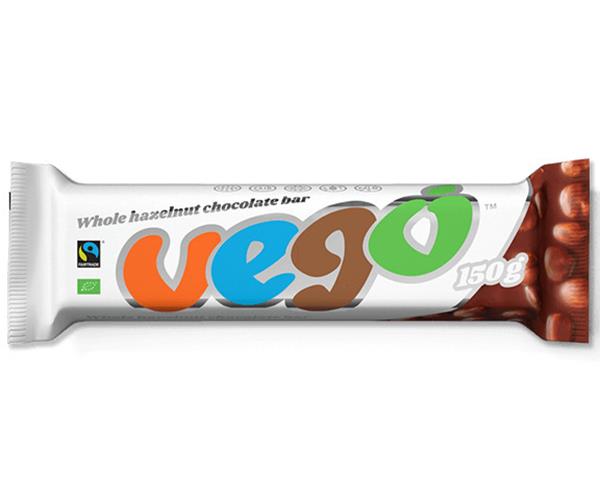 Vego Organic Fine Hazelnut Chocolate Bar - 150g