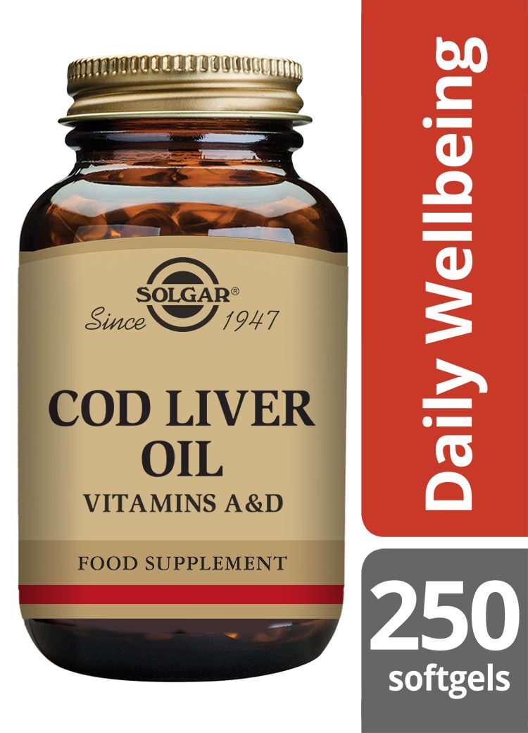 Solgar Cod Liver Oil - 250 Softgels