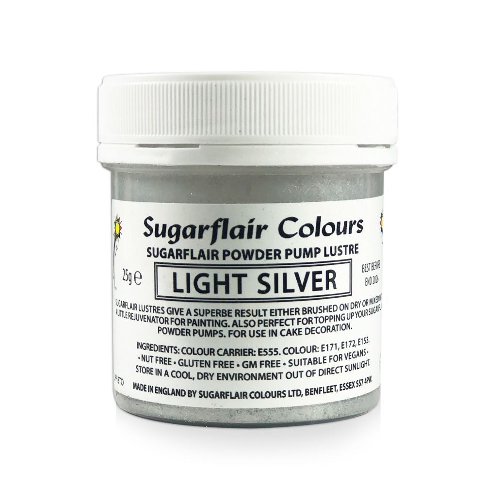 Sugarflair Powder Pump Lustre Refill 25g - All Colours