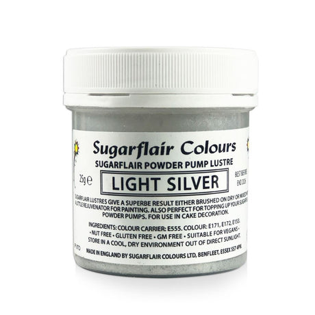 Sugarflair Powder Pump Lustre Refill 25g - All Colours