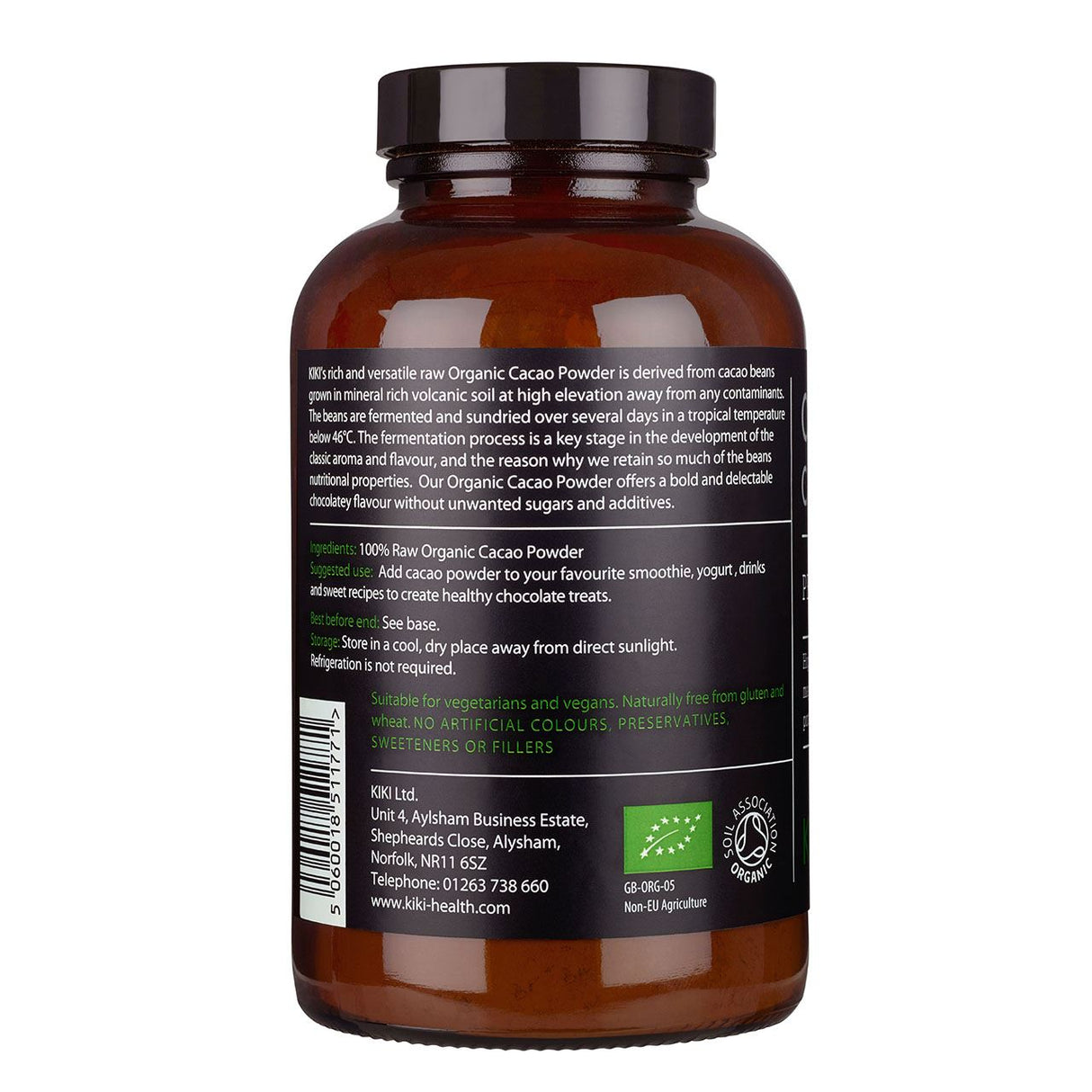 Kiki Health Organic RAW Cacao Powder  - 150g