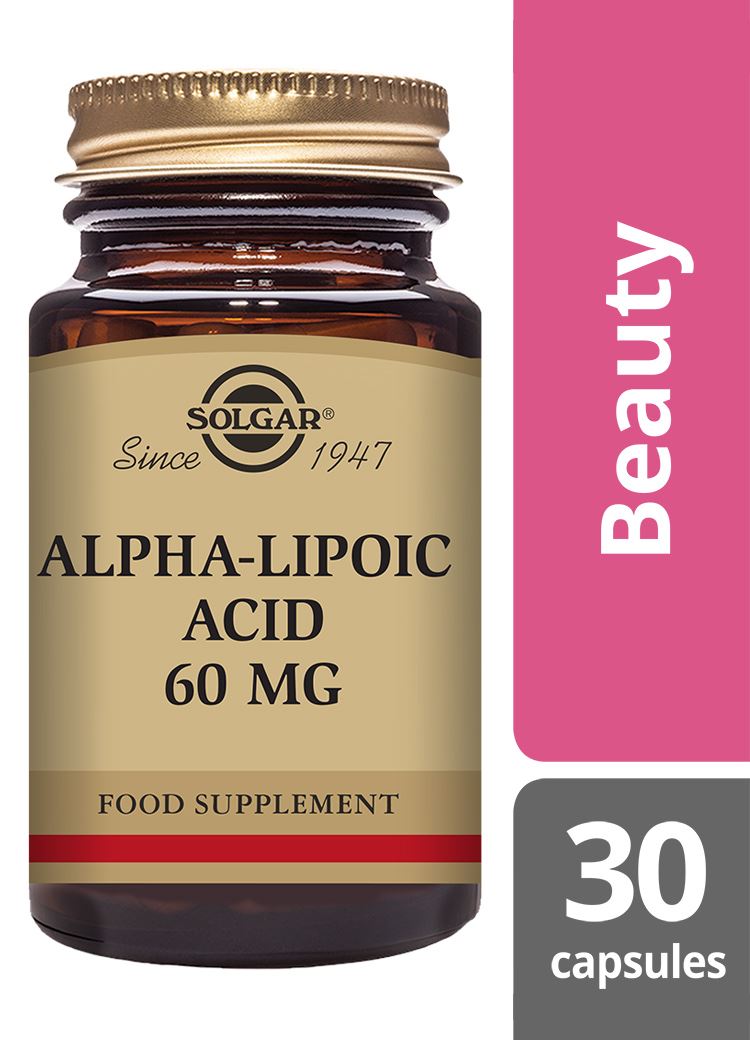 Solgar Alpha-Lipoic Acid 60 mg - 30 Vegicaps