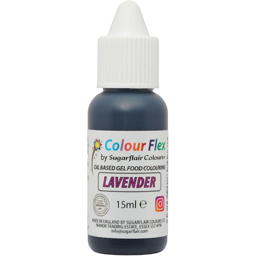 Sugarflair Colour Flex Oil Based Food Colouring Gel 15ml - All  Colour