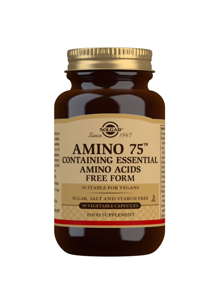 Solgar Amino 75 Essential Amino Acids - 90 Vegicaps