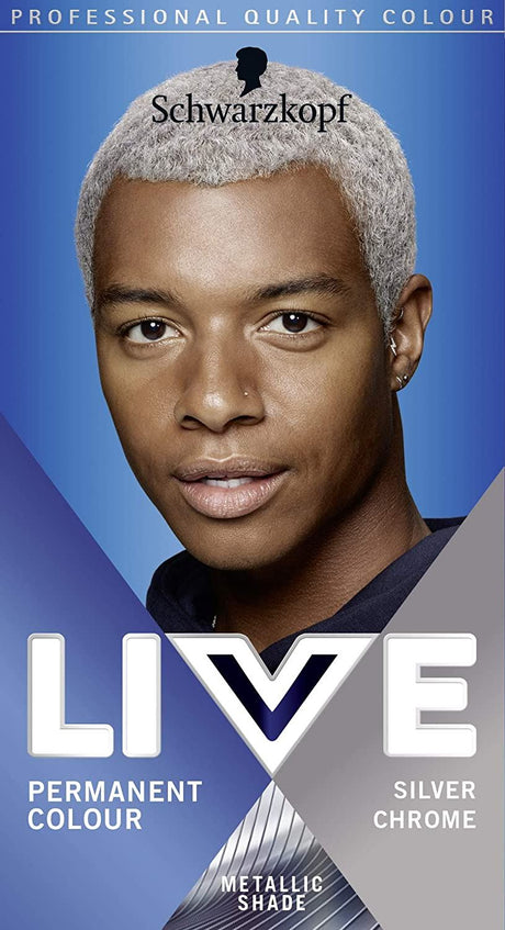 Schwarzkopf Live Men 100% Grey Coverage Semi Permanent 12 Washes Colour Hair Dye - All Shades