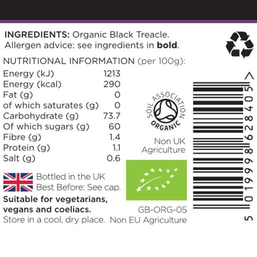 Rayner's Organic Black Treacle - 340g