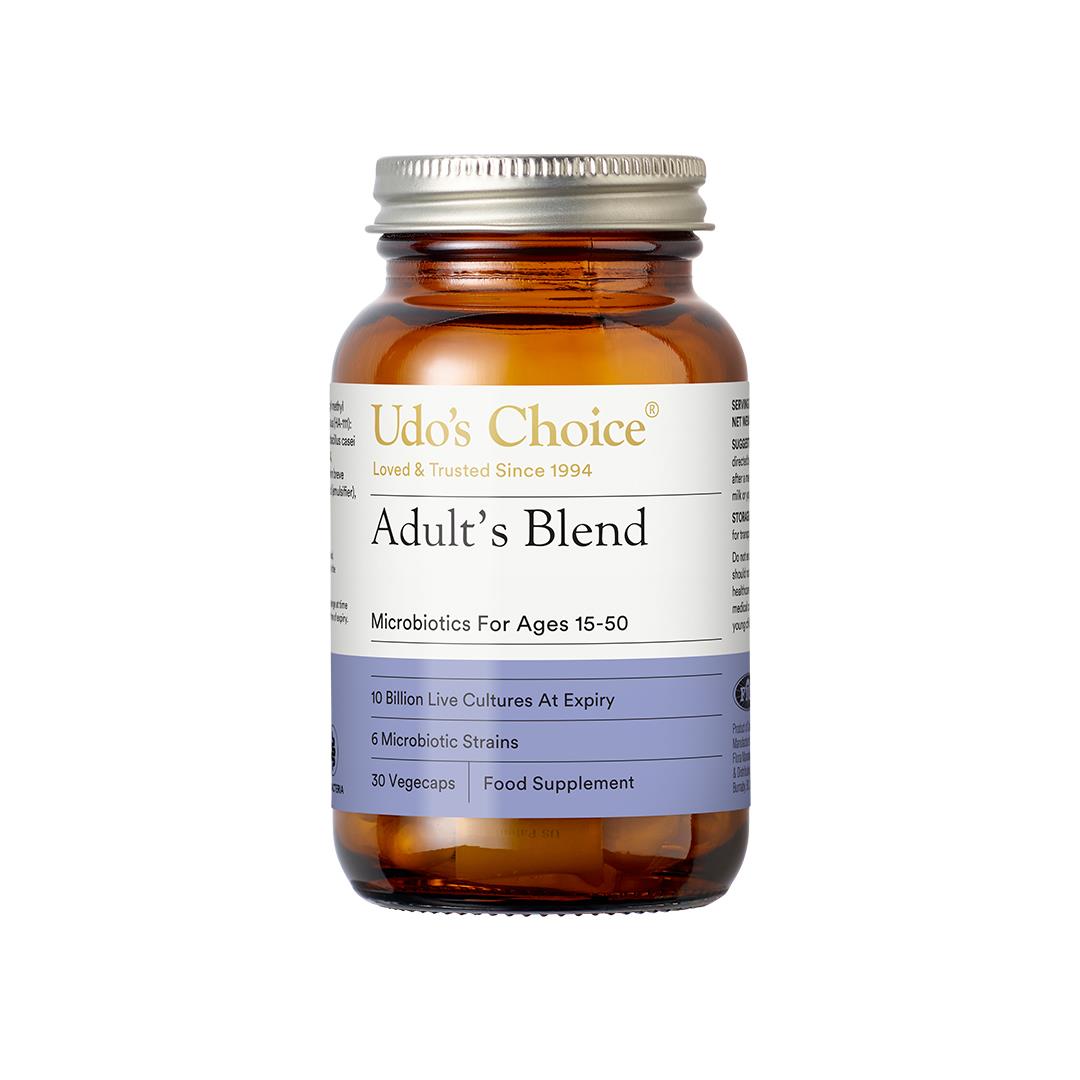 Udos Choice Adult's Blend Microbiotics - 30 Vegecaps