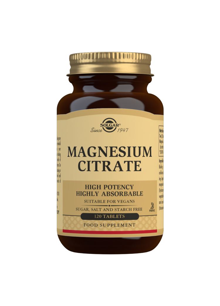 Solgar Magnesium Citrate - 120 Tablets