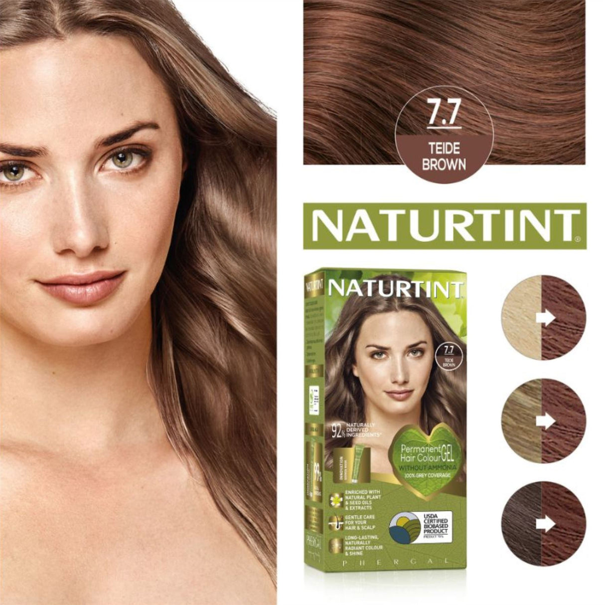 Naturtint Permanent Hair Colour, Plant Enriched Radiant Colour, Ammonia Free, Vegan-Friendly Formula, Long Lasting Grey Coverage - All Shades