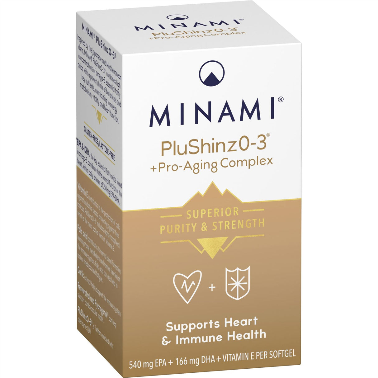 Minami PluShizO-3 Omega-3 Fish Oil & Anti-Aging Complex - 30 Softgels