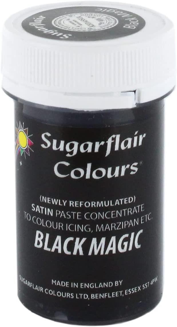 Sugarflair Satin 25g - Black Magic