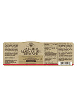 Solgar Calcium Magnesium Citrate - 50 Tablets