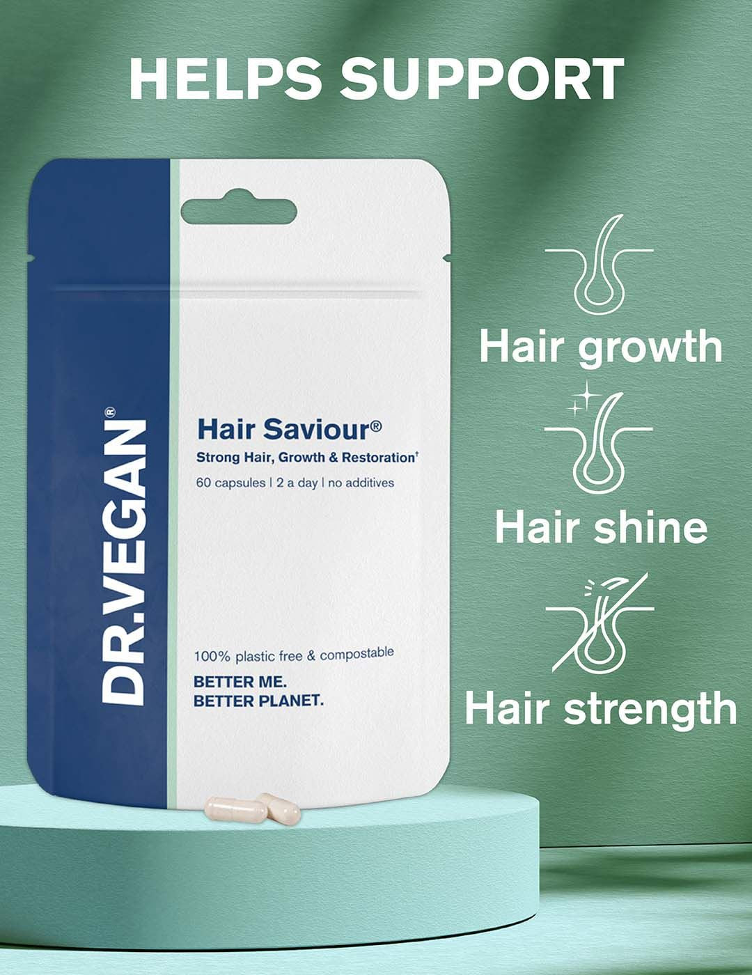 Dr. Vegan Hair Saviour - 60 Capsules