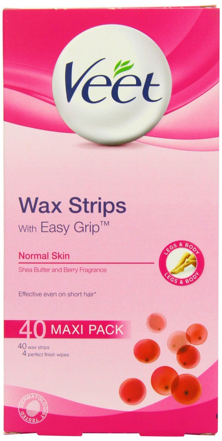 Veet Wax Strips for Normal Skin - Pack of 40