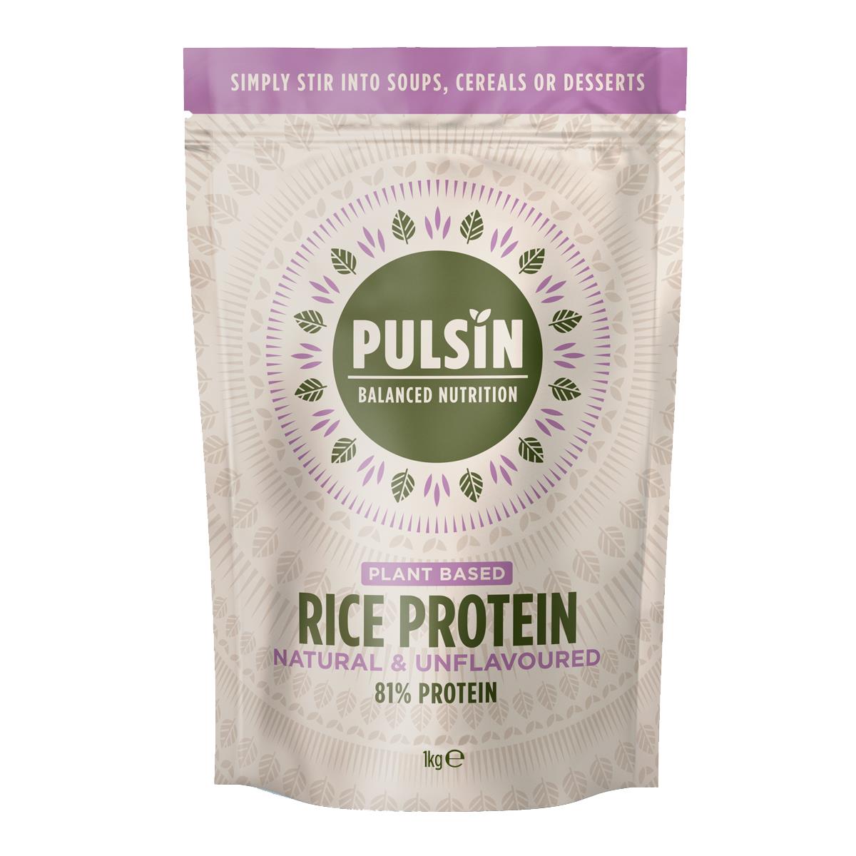 Pulsin Rice Protein Powder 250g - 1kg