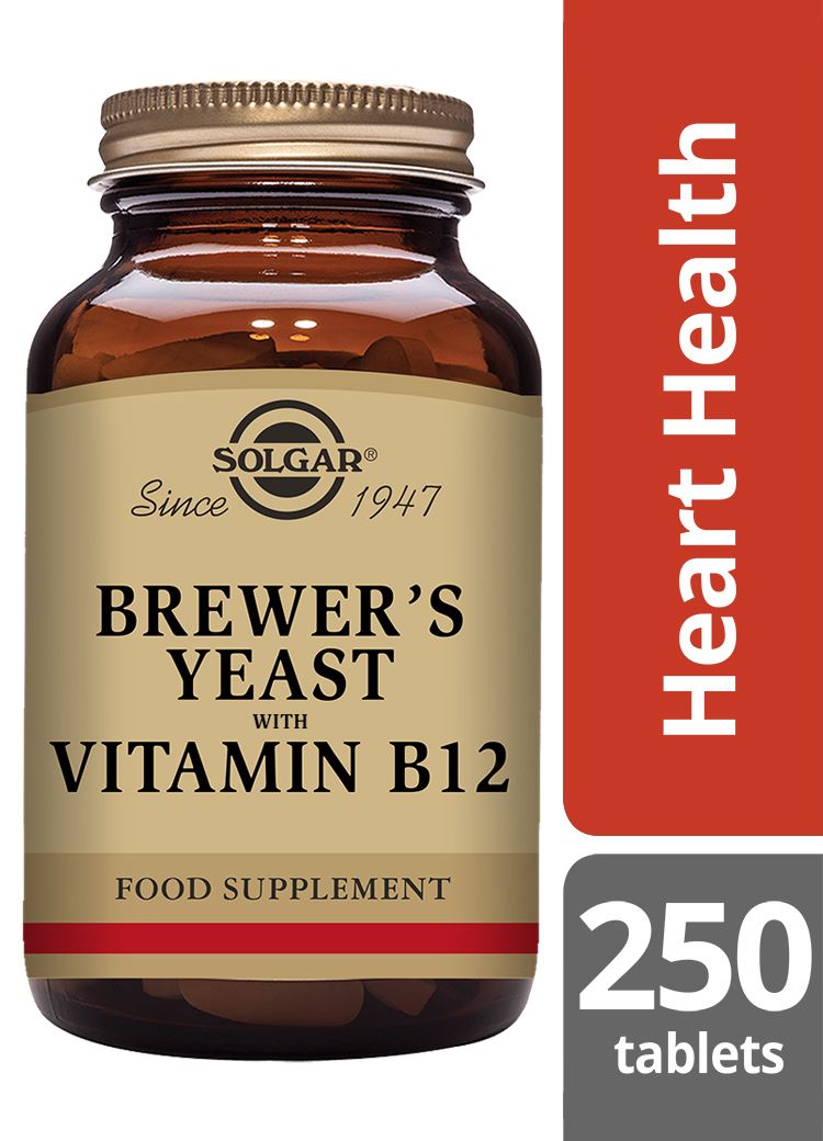 Solgar Brewer's Yeast with Vitamin B12 - 250 Tablets