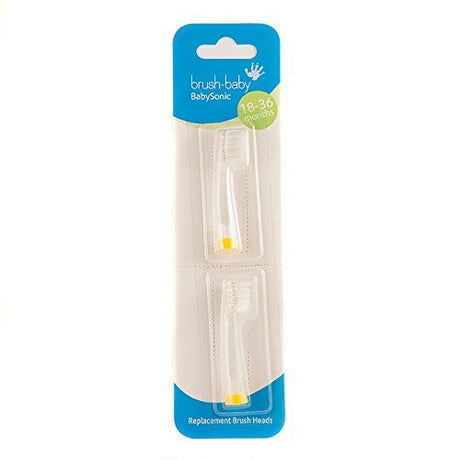 Brush-Baby BabySonic replacement head twinpack - Baby 18-36 months