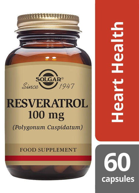 Solgar Resveratrol 100 mg - 60 Vegicaps