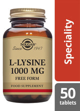 Solgar L-Lysine 1000 mg - 50 Tablets