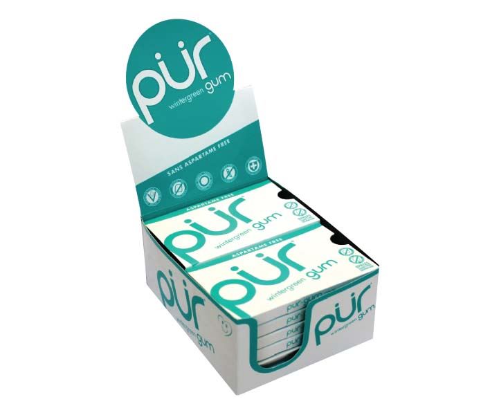 PUR Gum Blister Pack - 12 Packs