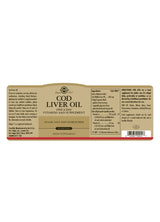 Solgar Cod Liver Oil - 250 Softgels