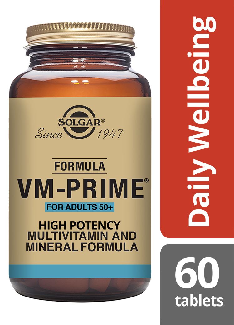 Solgar Formula VM-Prime for Adults 50 Plus - 60 Tablets